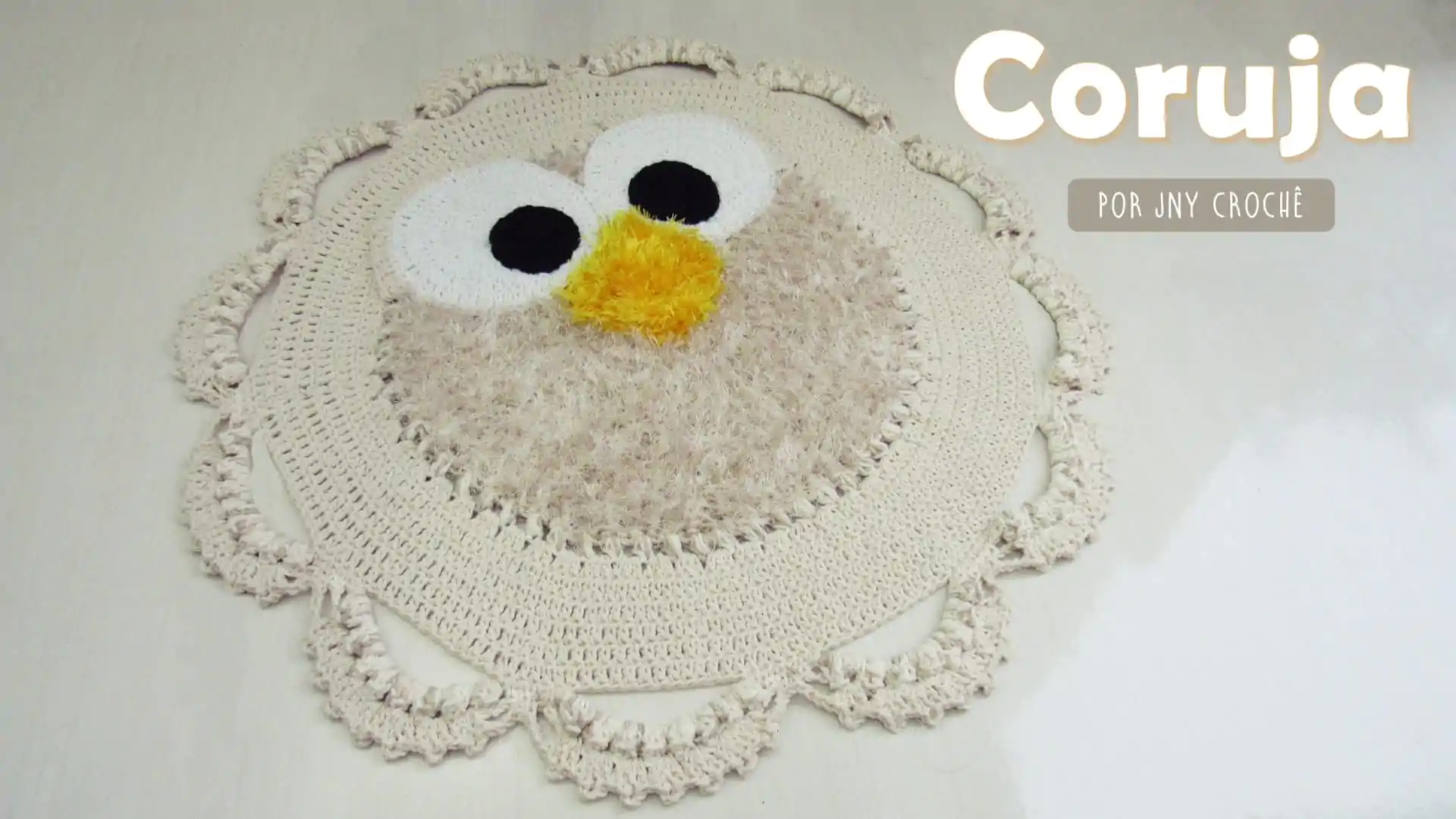 Tapete de crochê Coruja | CLUB