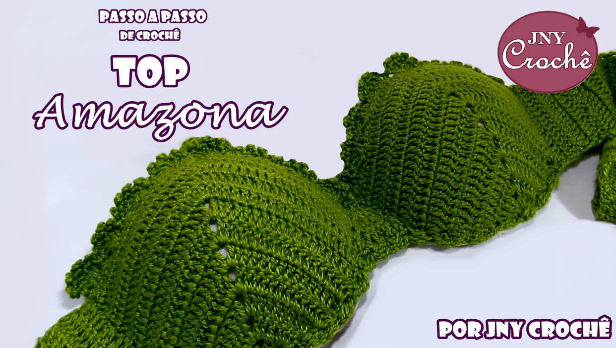 Top/Biquíni de crochê | Amazona
