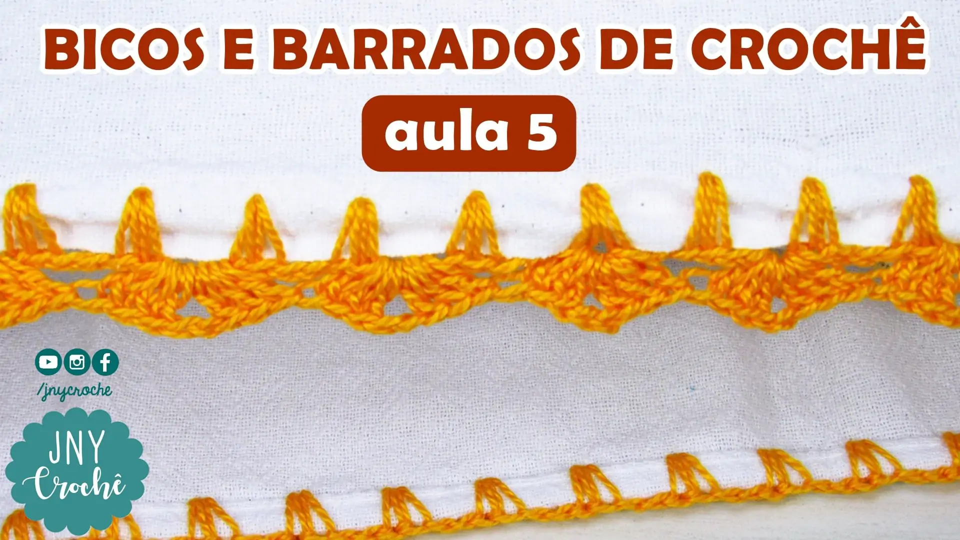 Bicos de crochê para iniciantes | Aula 5
