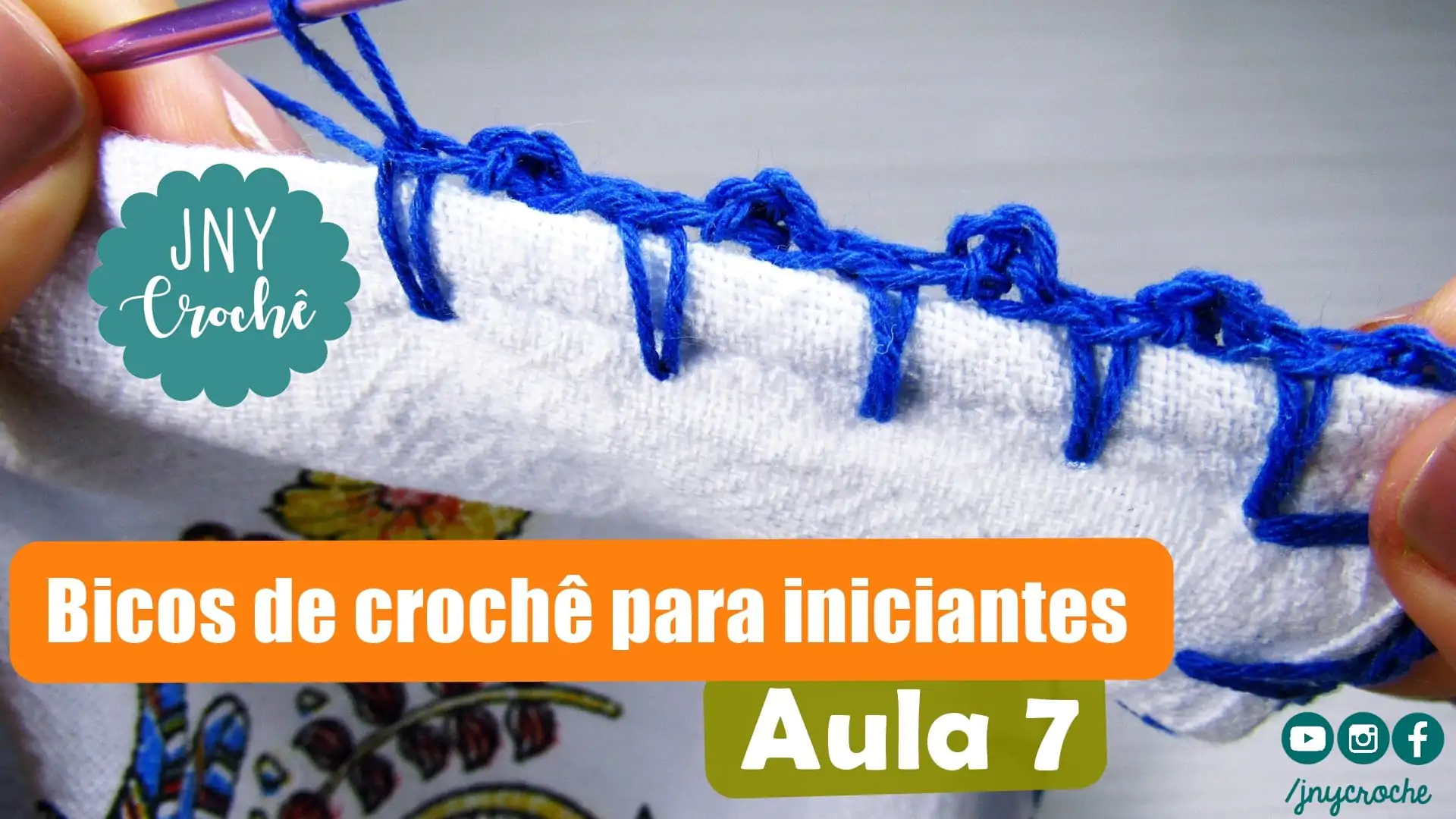 Bicos de crochê para iniciantes | Aula 7