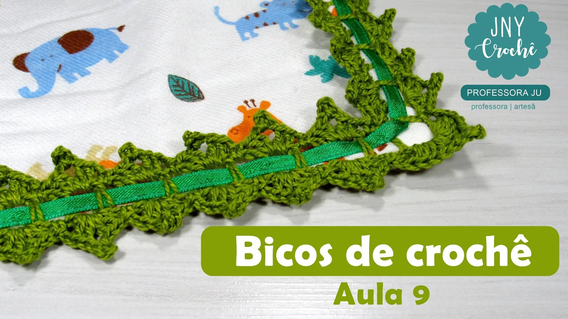 Bicos de crochê para iniciantes | Aula 9
