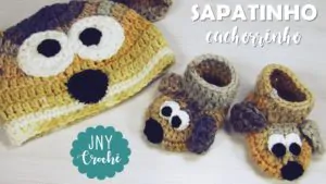 sapatinho de bebe de croche