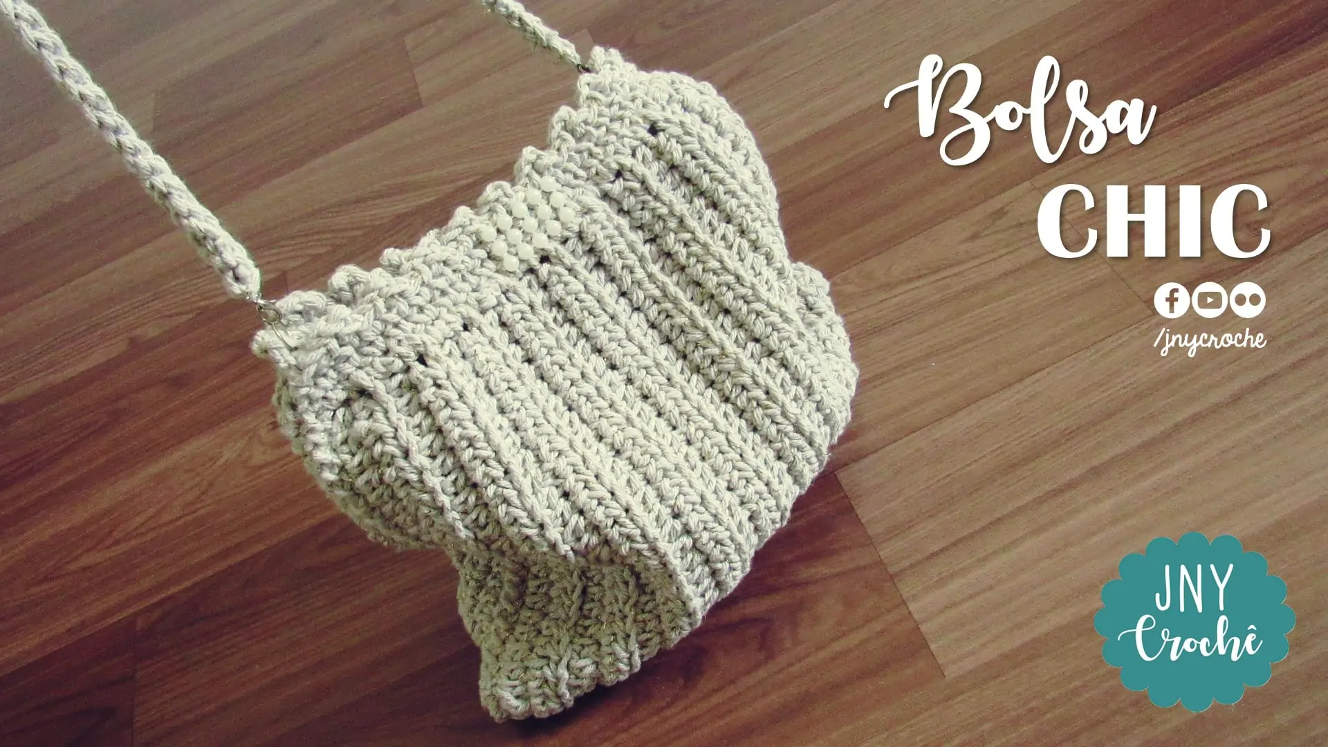 Bolsa de crochê Chic passo a passo | CLUB