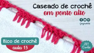 bico de crochê simples, fácil e rápido para iniciantes - Aula 13