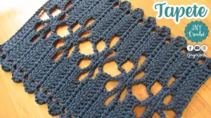 tapete de croche simples para iniciantes 