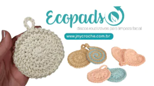 Ecopads de croche simples passo a passo