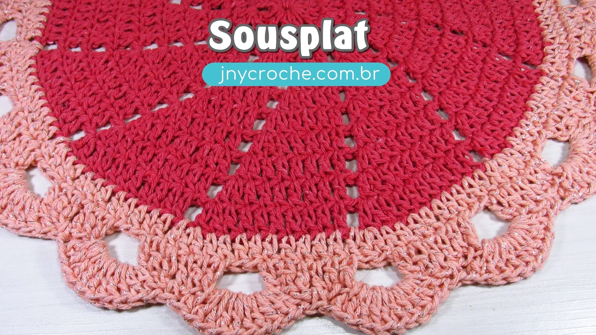Sousplat de crochê Aurora | CLUB