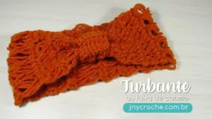 Turbante de croche peruano