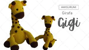 Girafa Gigi de crochê