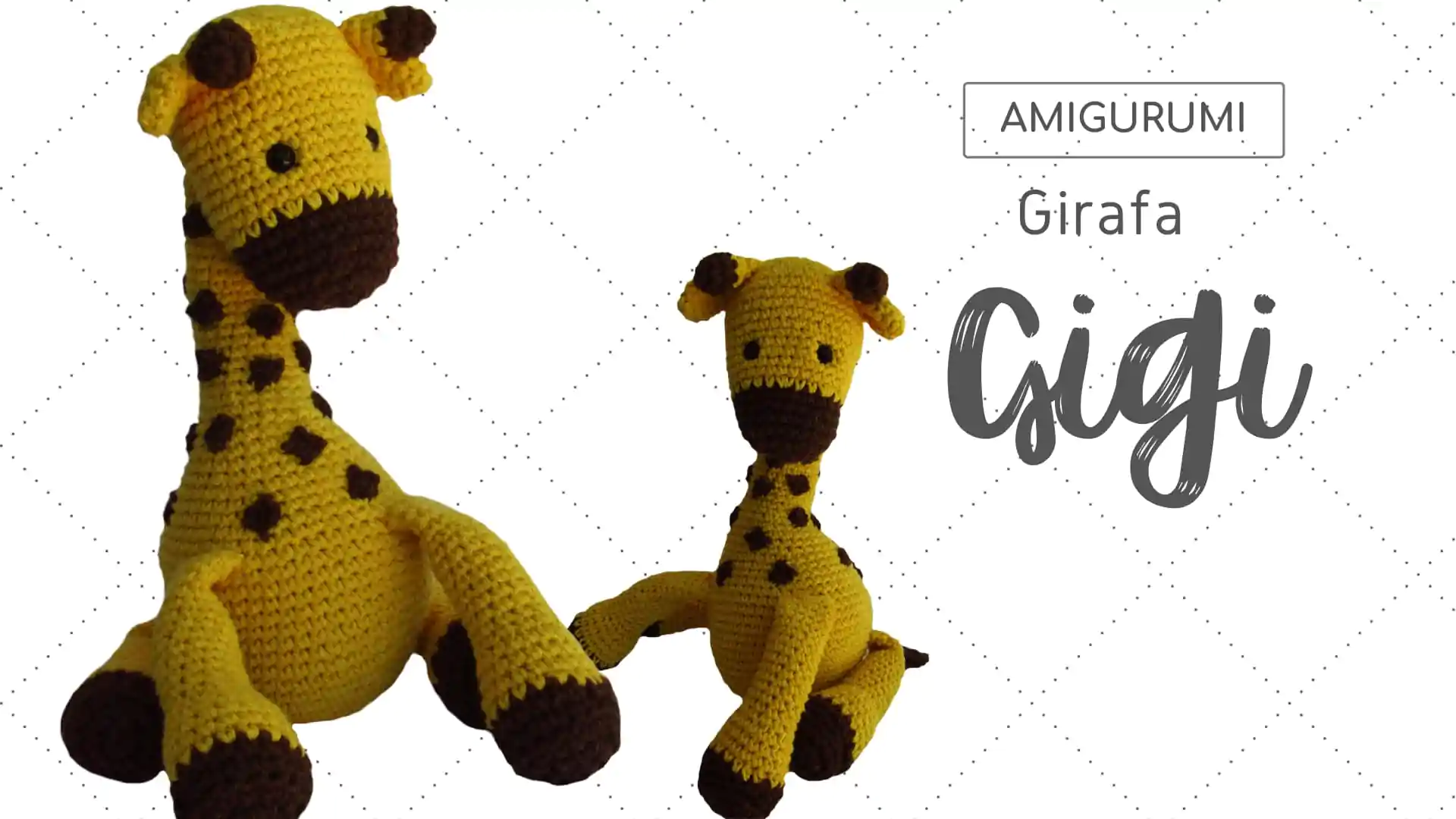 Girafa Gigi de crochê | Amigurumi | CLUB