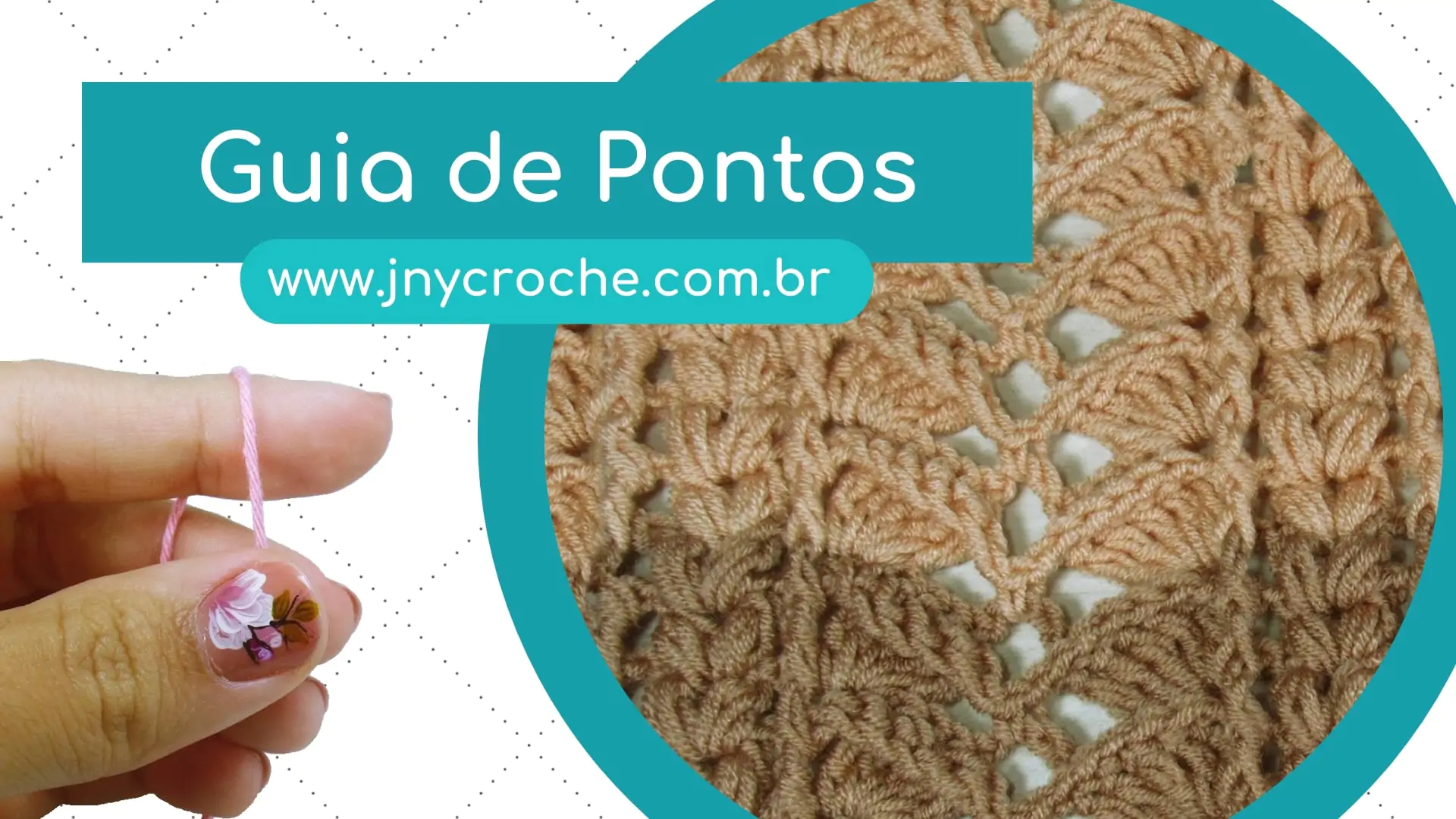 Guia de pontos de crochê | Aula 7 | CLUB