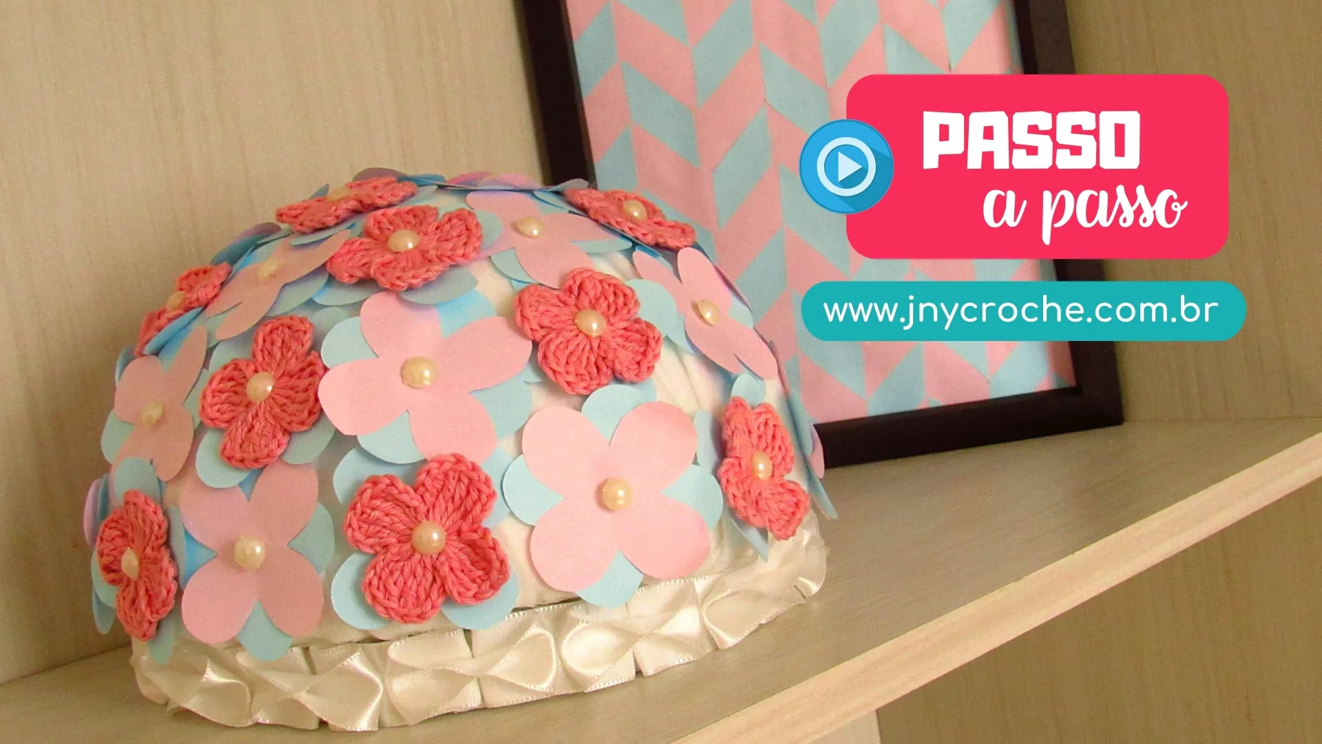 Arranjo de mesa com flores | Bola de flores | Decoração | Diy