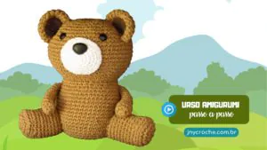 Amigurumi Urso de crochê - Ursolino