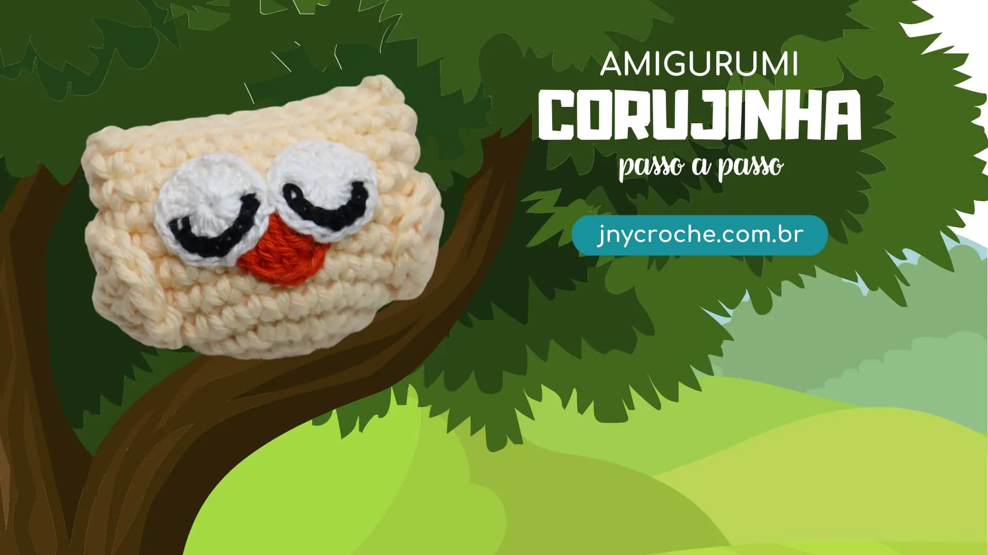 Amigurumi Coruja de crochê