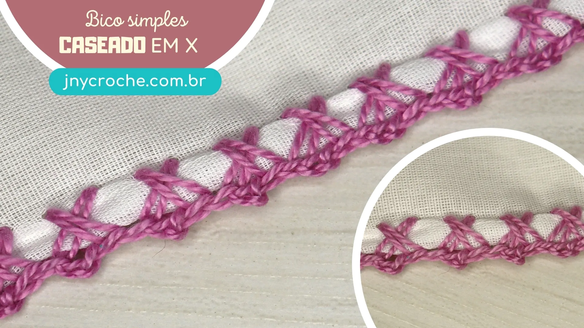 Bico de crochê simples e fácil | Para iniciantes | Aula 26