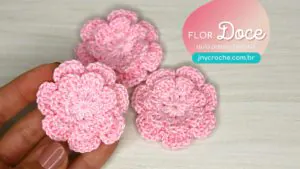 Flor Doce de crochê