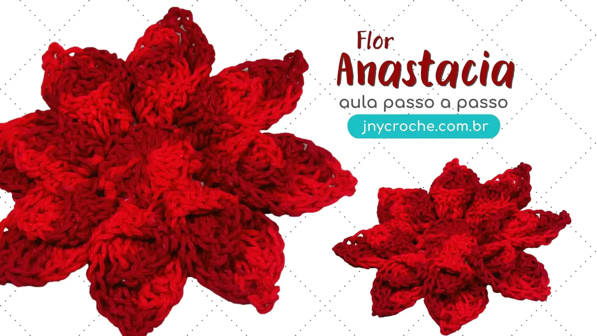 Flor de crochê Anastacia | CLUB