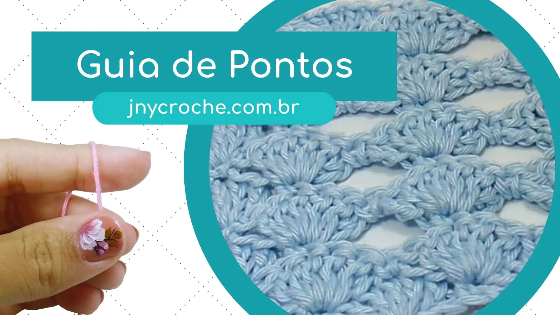 Guia de pontos de crochê | Aula 14 | CLUB