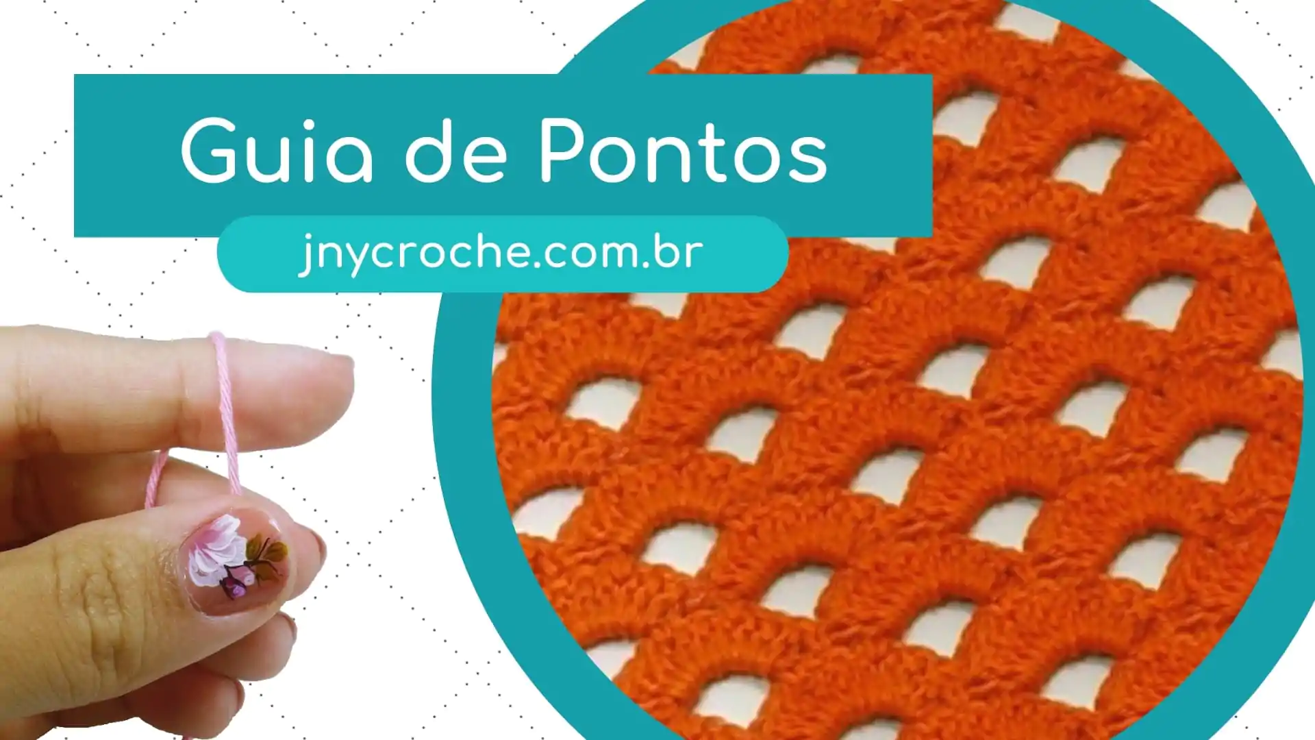 Guia de pontos de crochê | Aula 15 | CLUB