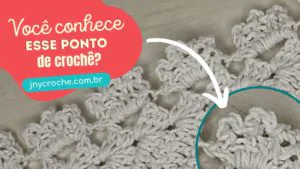 Como fazer ponto picô - Você conhece esse ponto de crochê