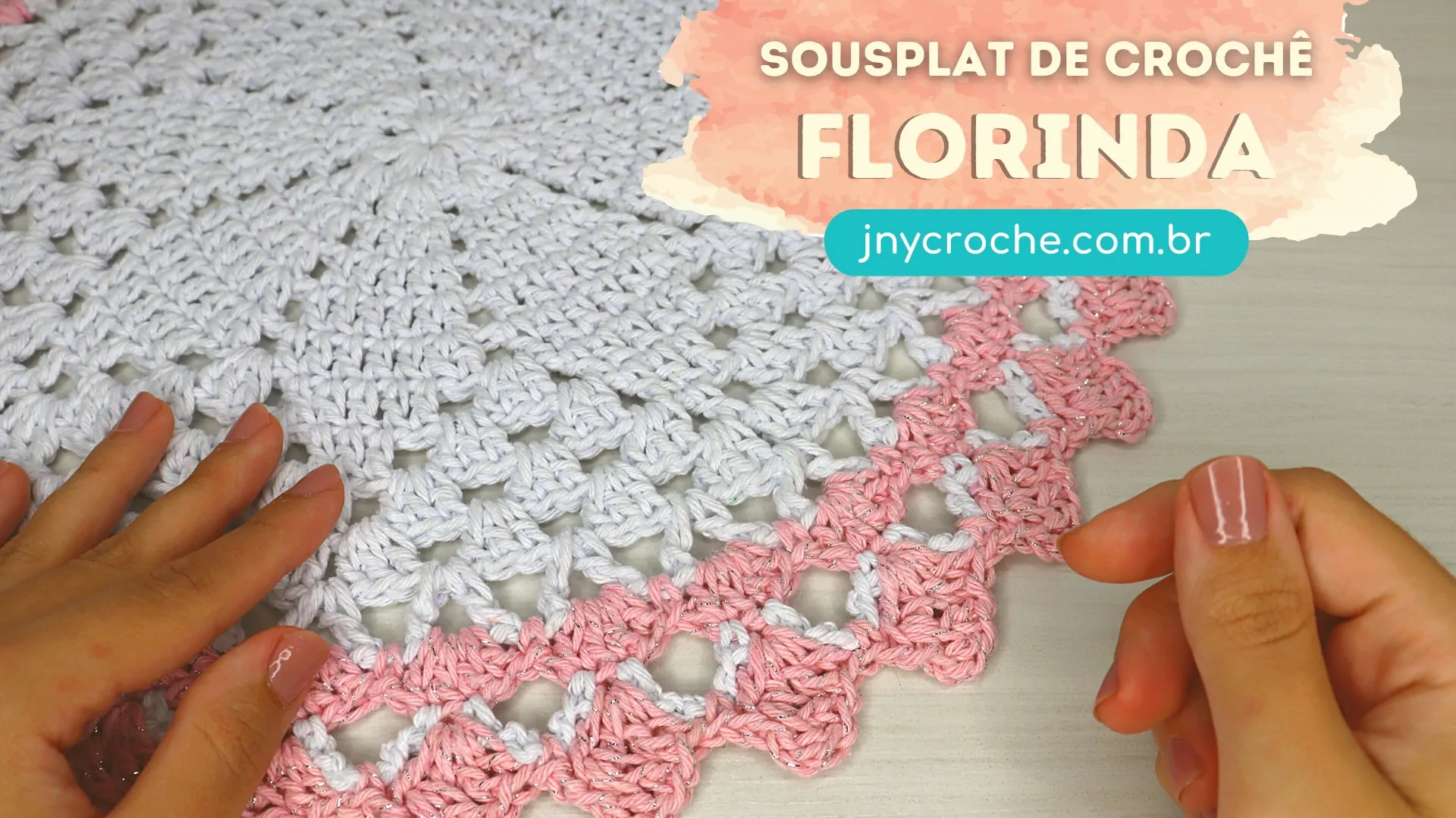 Sousplat de crochê Florinda | CLUB