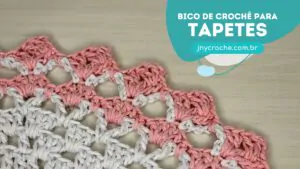 Bico de croche para tapetes