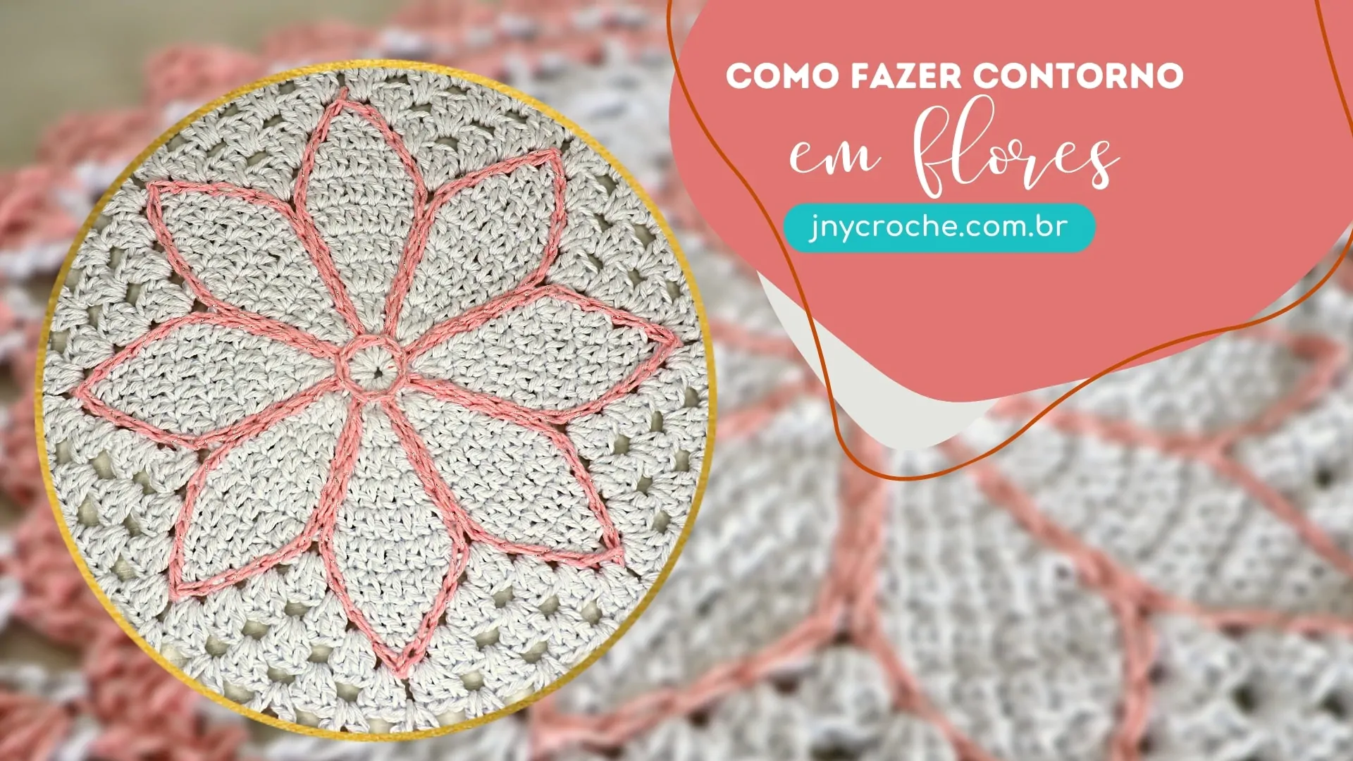 Como fazer contorno em flores | CLUB