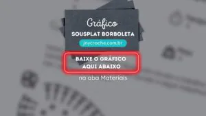 Gráfico sousplat Borboleta