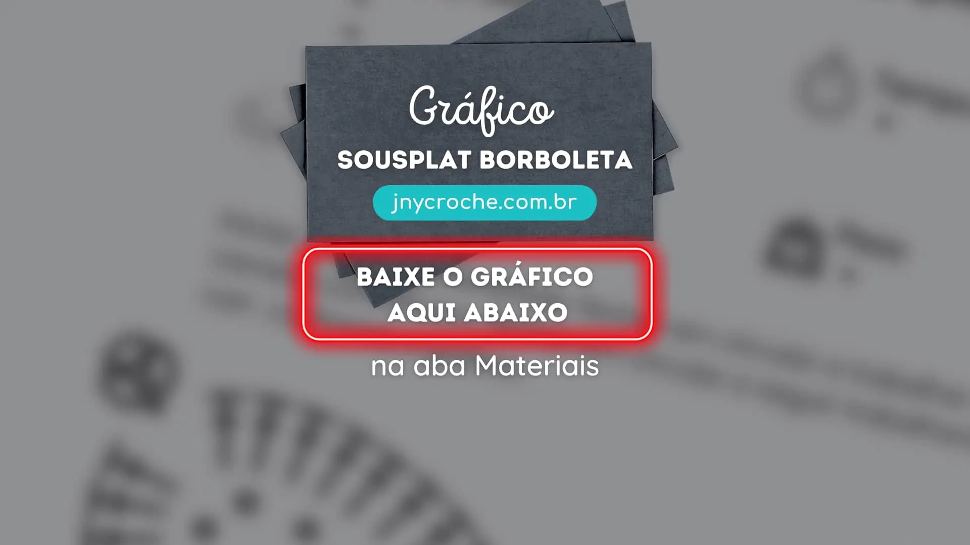 Gráfico Sousplat de crochê Borboleta | CLUB