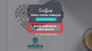 Gráfico Porta Copos Coração