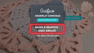 Gráfico Sousplat Conchas