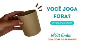 DEIA Linda com Cone de Barbante Linha ou Lã - Do lixo ao Luxo