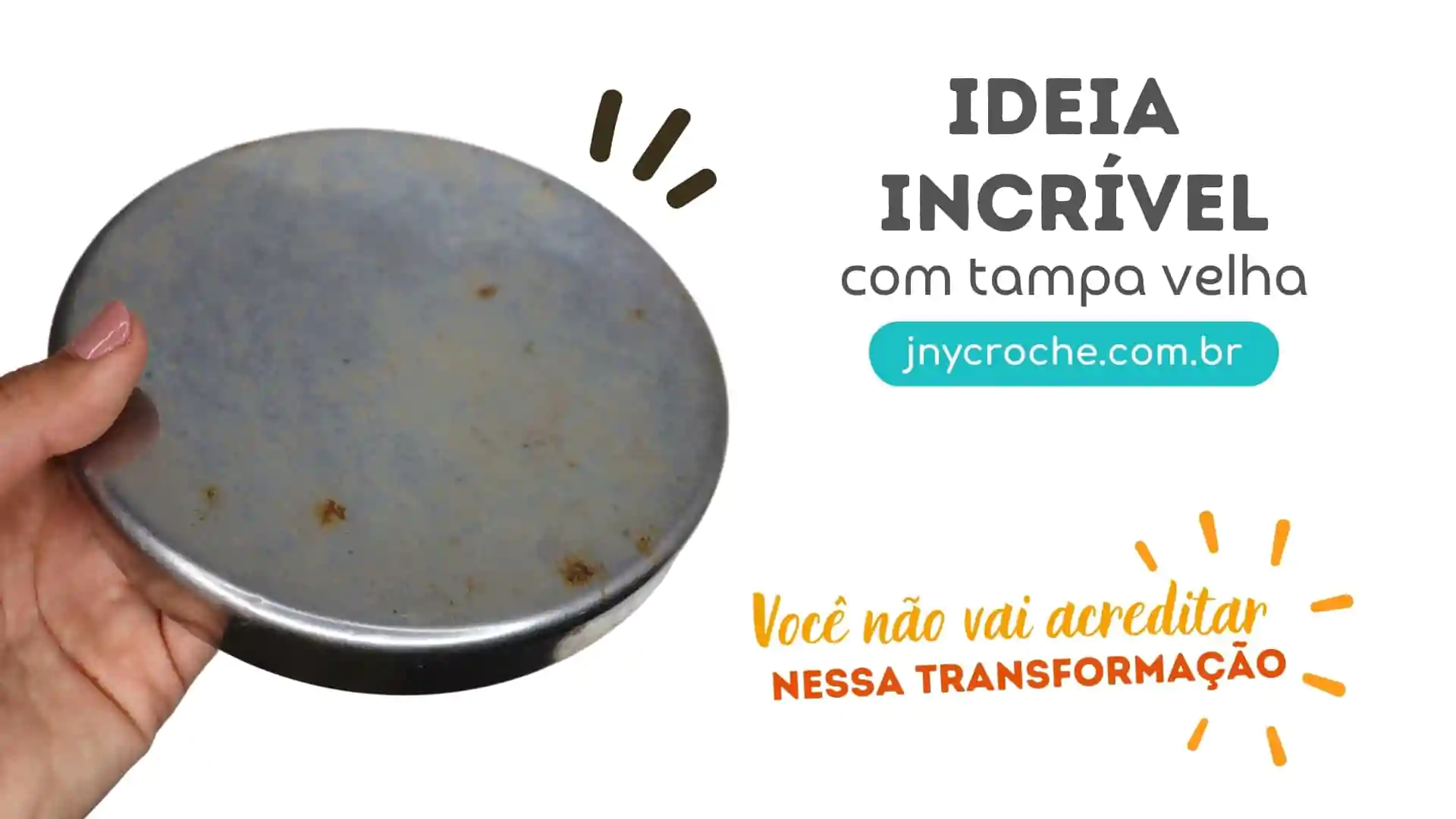 Ideia incrível com tampa de lixeira | Transformação! | do lixo ao luxo!