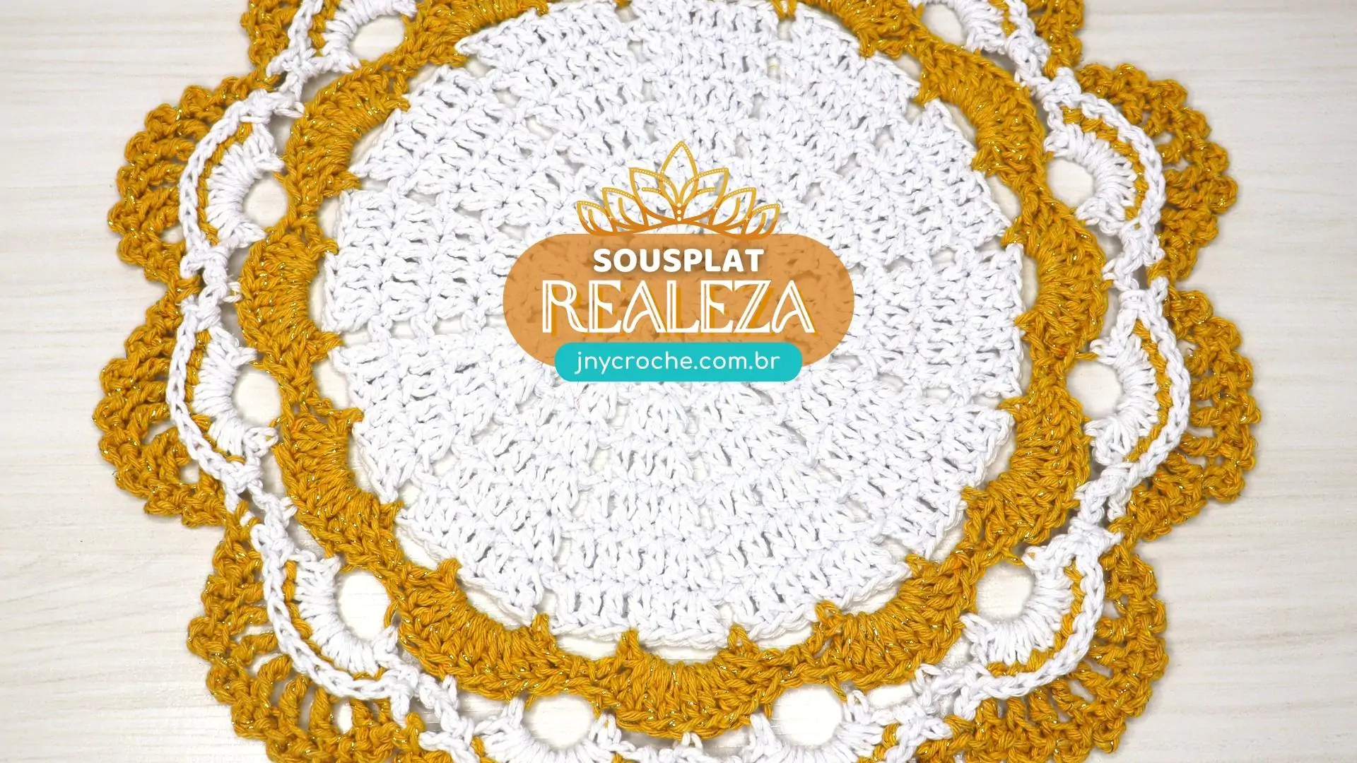 Sousplat de crochê Realeza | CLUB