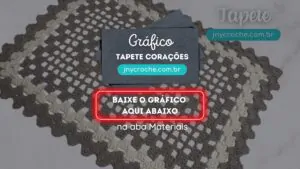 Gráfico do Tapete Simples Corações