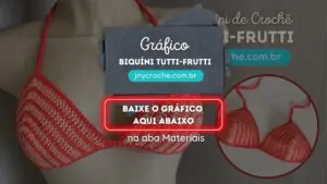 Gráfico Biquíni de crochê Tutti-frutti