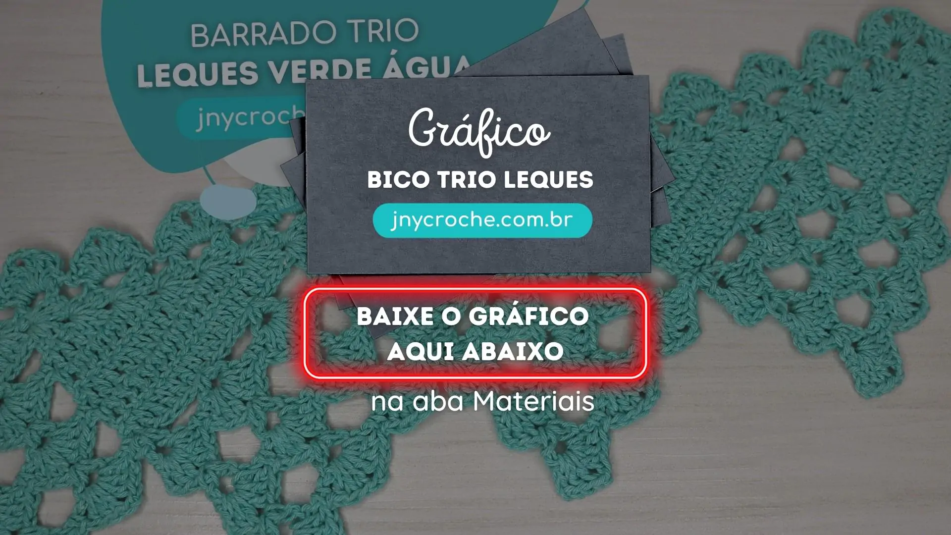 Gráfico Bico de crochê trio leque | CLUB