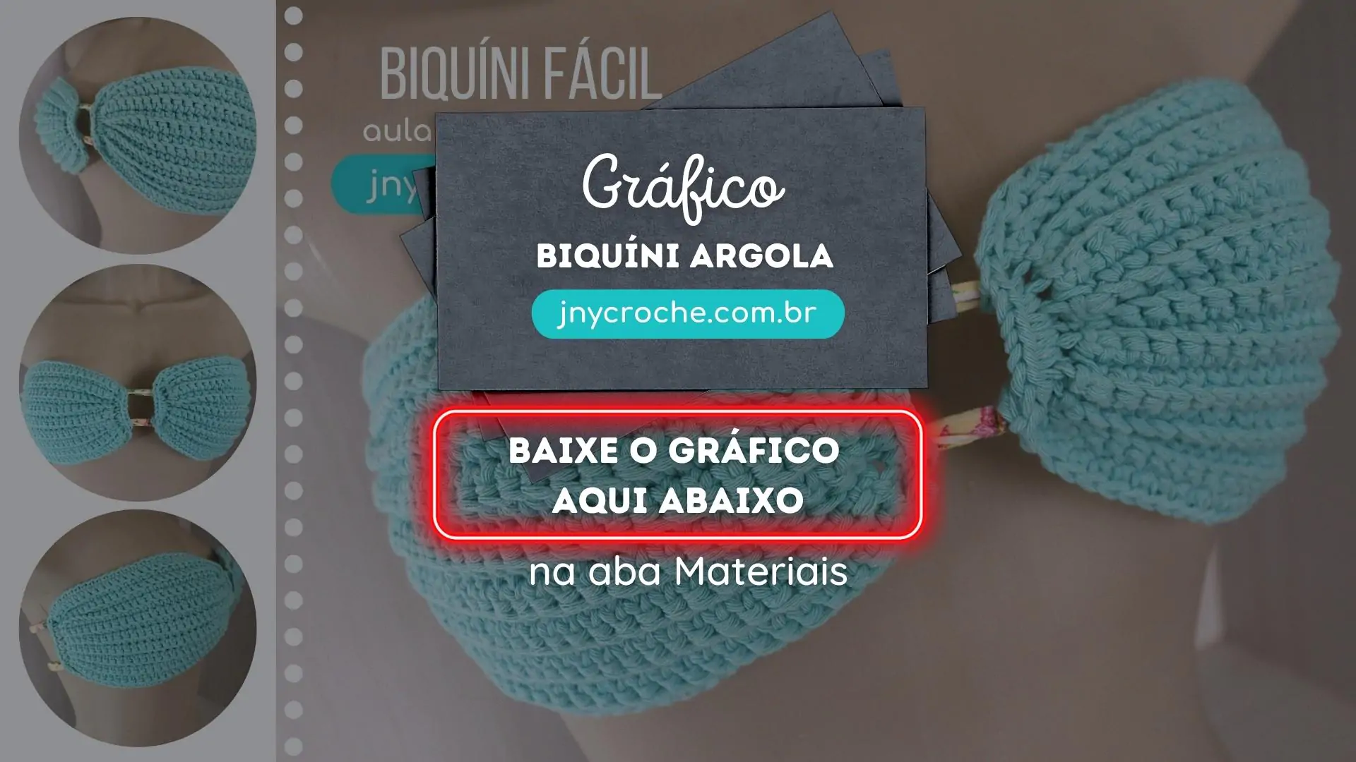 Gráfico biquíni de crochê Argola | CLUB