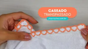 Bico caseado de crochê transpassado | Club | JNY Crochê