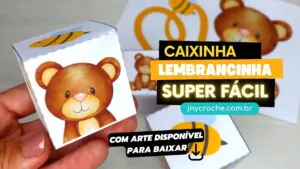 Caixinha para lembrancinha tipo cubo decorativo | DIY