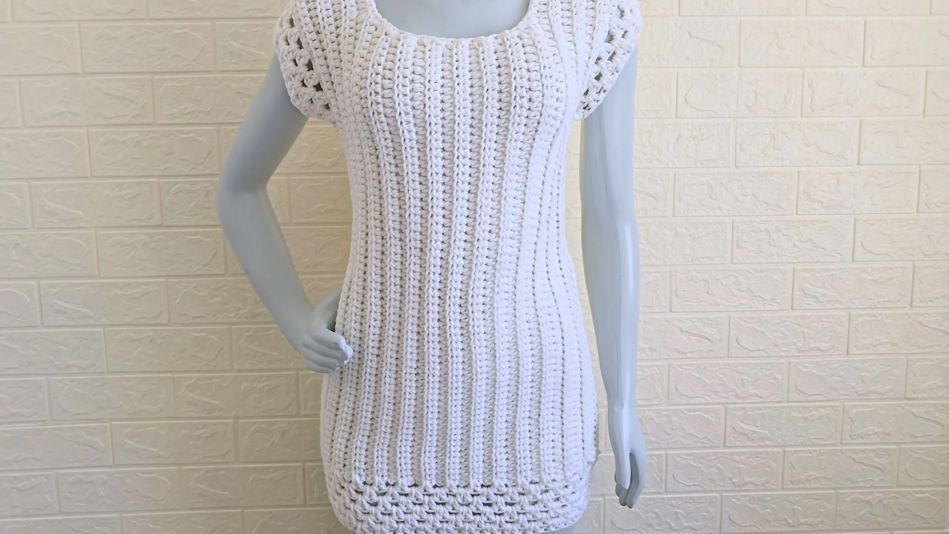 Vestido de crochê