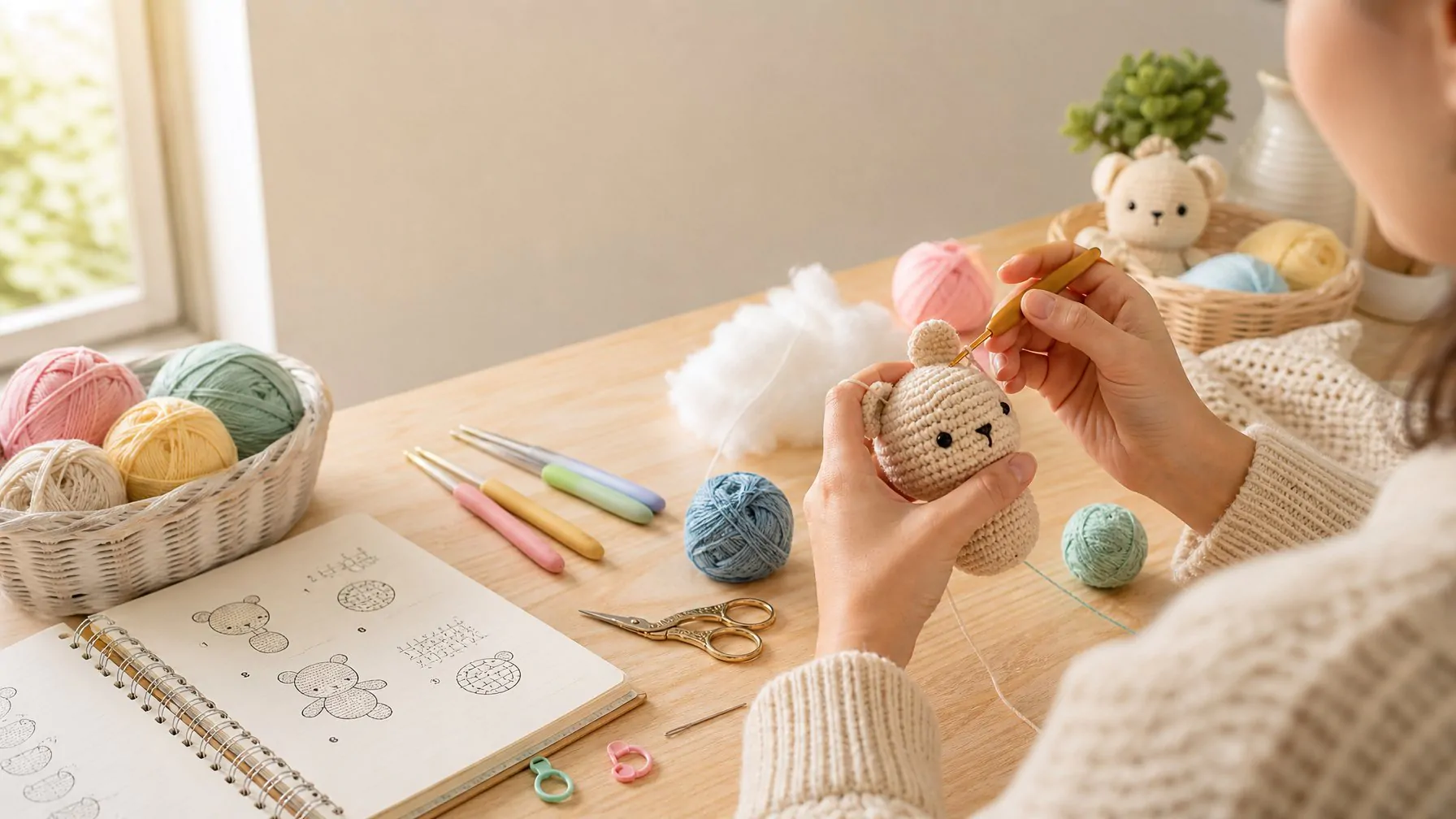 Amigurumi para iniciantes passo a passo com a JNY Crochê Guia
